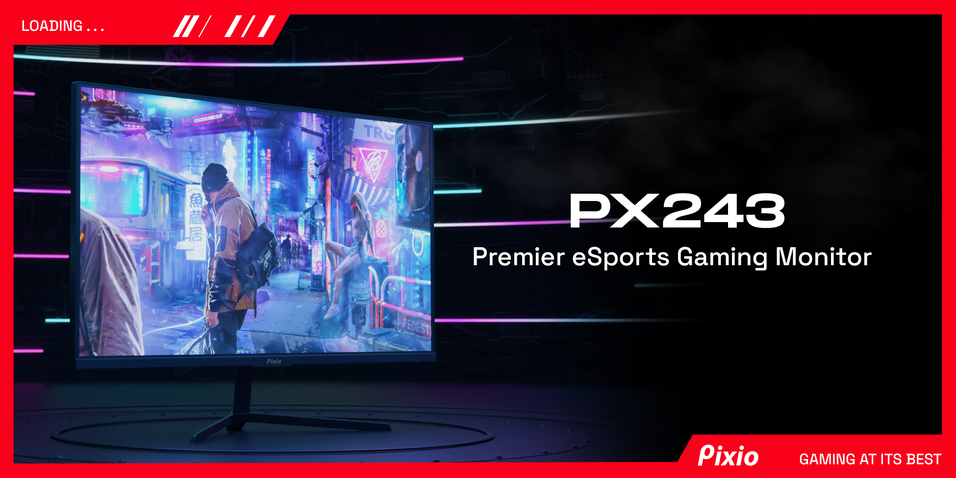 Watch Pixio PX243 24 inch 165Hz 1ms FHD 1080p AMD FreeSync Monitor